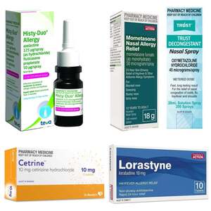 Allergy Bundle: Misty-Duo, Mometasone, Nasal Decongestant, Loratadine, Cetirizine $39.99 Delivered @ PharmacySavings