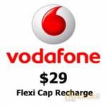 Vodafone $29 Flexi Cap Recharge - Now $22. Save $7 (FB like Required)