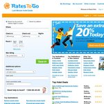 Rates to Go - 20% off Today