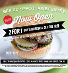 Buy 1 Get 1 Free Burger at Grill'd Macquarie Centre (NSW)