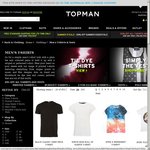 TOPMAN Free Shipping & 20% off Tees and Vests