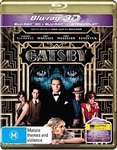 The Great Gatsby (3D Blu-Ray/Blu-Ray/Ultraviolet) $19.98 or 2 for $30