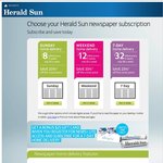 Free $25 Wish Gift Card with Herald Sun 7-Day Home Delivery ($32 for 4 Weeks)