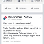 Domino's Chefs Best Pizza $6 Pickup