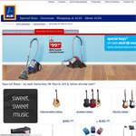 Aldi Guitar and Music Sale "Special Buys", Semi-Acoustic Guitar $99.99, Electric Guitar $79.99