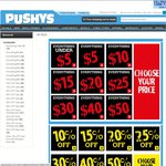 Pushys, Warehouse Sale: Various Clearance Items