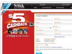 $5 Cashback on Schick Blade Packs*