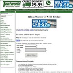 Win a Waeco CFX-50 Fridge/Freezer from Tentworld
