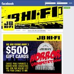 Win 1 of 3 $500 JB Hi-Fi Gift Cards