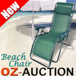 Reclining Sun Bed Beach Chair with Padded Head Rest $54.95 (Was $89.95, Save $35 (38%) via eBay (Crazy Sales)