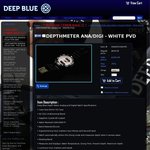 Deep Blue Analog and Digital Watch With Depth Meter US $99 + $50 del or $109 for PVD 75% off
