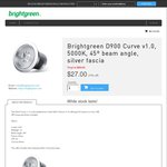 Brightgreen D900 Curve V1.0 LED Downlight for $27 (Instead of $89), Free Shipping