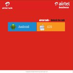 60 Mins of Free Talk Time to India with Airtel Talk App (No CC Required)