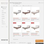 Sonno Bed Bases, Faux Leather Sale, Save up to 65% off Current Prices