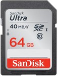 SanDisk 64GB Ultra 40MB/s SD Card $32 Delivered @ PC Byte