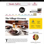 Win 1 of 2 Drinks and Food Valued at $150 at The Village from The Weekly Review [VIC]