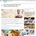 Win a Work Christmas Party with Culinary Master Adam Liaw Via Dimmi