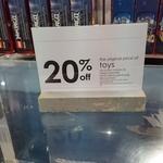 20% off Toys @ Myer