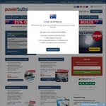 25% off Everything at PowerBulbs with Free Shipping