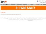 Jetstar $1 (Tax Inclusive) Seat Sale Melb - Syd (and Other East Coast Flights)