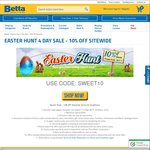 10% off Sitewide (over $500) at Betta Electrical (Today Only) - Eg 58-Bottle Wine Fridge $656