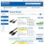 Officeworks Clearance: Comsol HDMI Cable 1.5m $2.50, Polaroid 300 Instant Camera Bundle Pack $38 + More