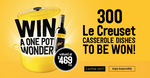 Win 1 of 300 Le Creuset Casserole Dish (RRP $469) - Purchase 3x Yellowtail Wine @ BWS
