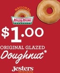 [WA] $1 Original Glazed Krispy Kreme Doughnut @ Jesters - Today Only