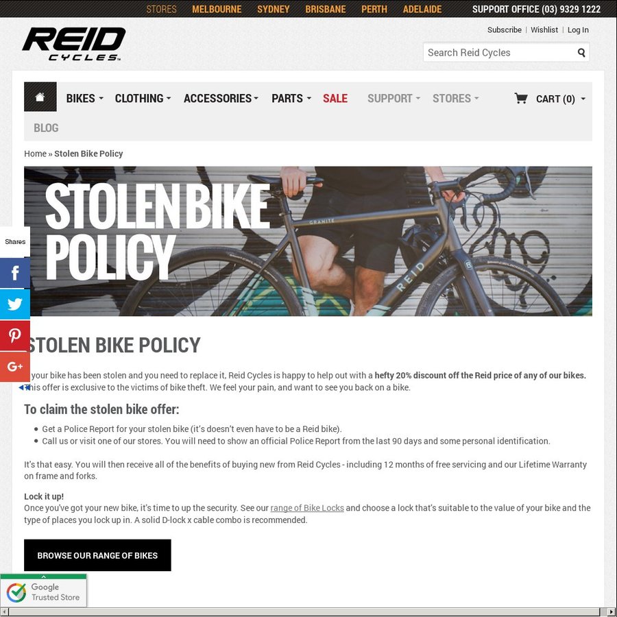 reid cycles service