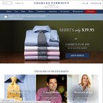 Charles Tyrwhitt Shirts - 3 for $99 + $12.95 Shipping