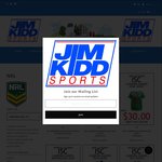 ISC NRL Adult's Jerseys from $30.00 Plus $15.00 Shipping & Handling (Click & Collect Available in WA) from Jim Kidd Sports