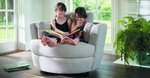 Plush petite snuggle deals chair