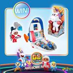 Win 1 of 20 Go Jetters Packs (Contains a Lars Figure and Click-on, Jet Pad and a Talking Ubercorn Plush Toy) from CBeebies
