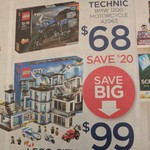 LEGO Technic BMW R 1200 GS Adventure 42063 $68 (Was $88) | LEGO City Police Station 60141 $99 (Was $129) @ Big W