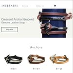 ANZAC Day Sale - INTERASHI Anchor Bracelets 20% off. $21.99 --> $17.99
