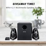 Win a SONIQ 2.1 Multimedia Speaker System from $120 from SONIQ