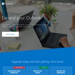 Outlook.com PREMIUM USD $20 /Yr (Normally USD $50) + Free Personalized Email - First Year
