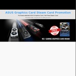 Steam Card Promo with Select ASUS Geforce Graphics Cards E.g. ASUS GTX1070 Turbo 8GB Inc. $40 Steam Card = $491