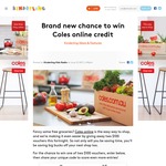 Win 1 of 2 $100 Coles Online Credits from Kinderling