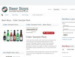 Beer Boys - Cider Sample Pack $19.95($10 OFF) + Shipping