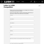 Win Your Favourite Product from LUSH