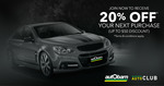 20% off Next Purchase @ Autobarn (Autoclub Member - Free to Join) [Max Discount Value of $50]