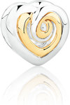 Swirl Heart Charm in Sterling Silver & 10ct Yellow Gold $49, Diamond Set Filigree Charm in 10ct Yellow Gold $149 @ Emma & Roe