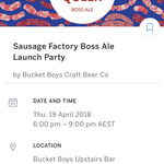 [NSW] Free Sausages, 6-9pm 19/4 @ Bucket Boys Craft Beer Co. (Marrickville)
