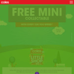 Coles Supermarkets - Free Miniature with Every $30 Spent [Australia Wide]