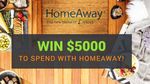 Win 1 of 5 $5,000 HomeAway Booking Credits from Nine Network