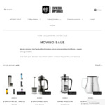Moving Sale Espresso Unplugged - Espro Travel Press $39, Nanopresso $69, Aeropress $34, Metal Filters $3 + Delivery