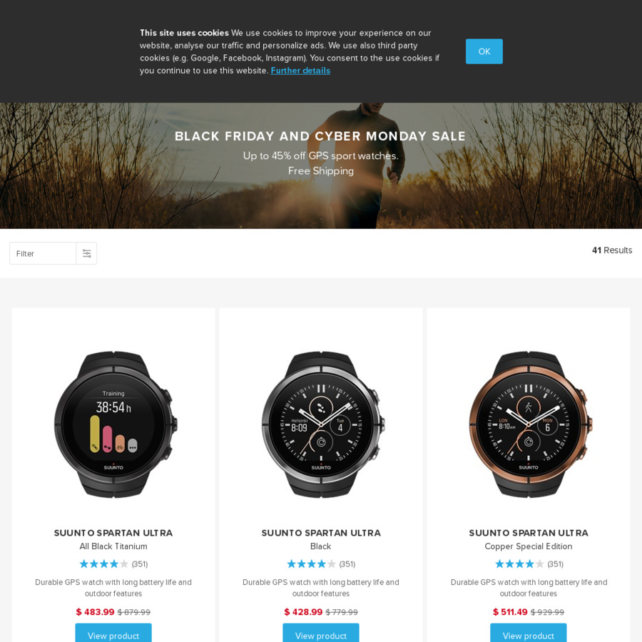 suunto spartan black friday