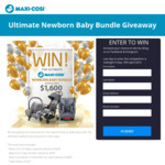 Win a Maxi-Cosi Newborn Capsule/Stroller/Car Seat Bundle Worth $1,627 from Dorel Australia