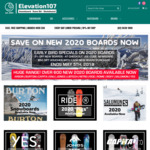 5% off New 2020 Snowboards @ Elevation107